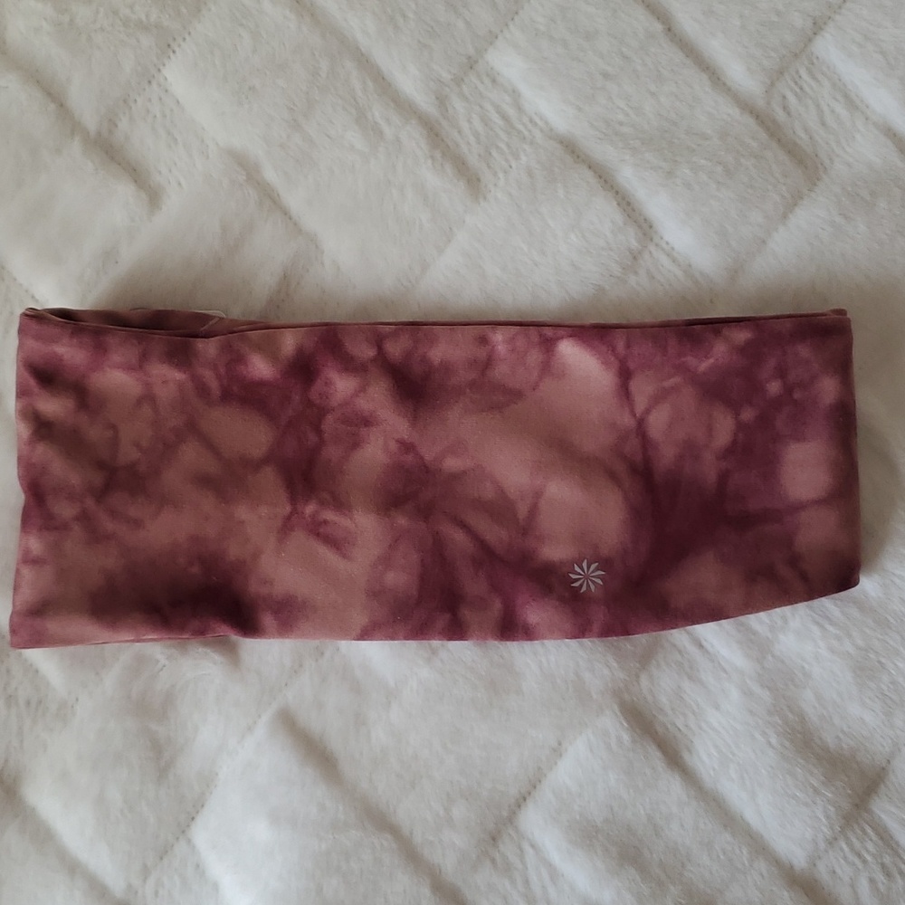 Athleta NWT Savasana Headband Marbled Rose and Dusty Pink